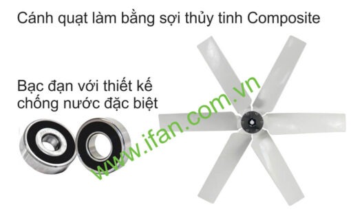 Quạt hút dạng loa chuyển động gián tiếp IFAN-C